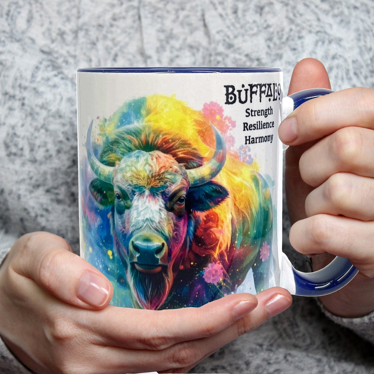 Buffalo Spirit Animal 15 oz Mug