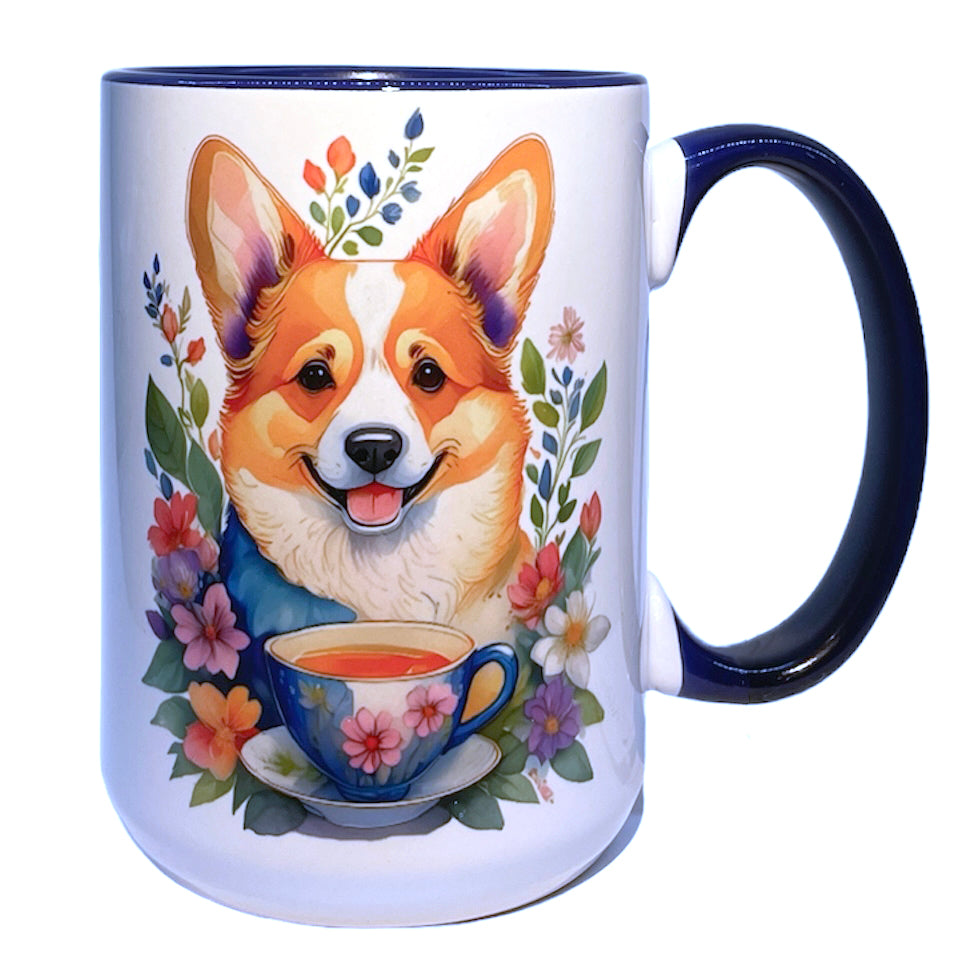 Pembroke Corgi 15 oz Dog Mug