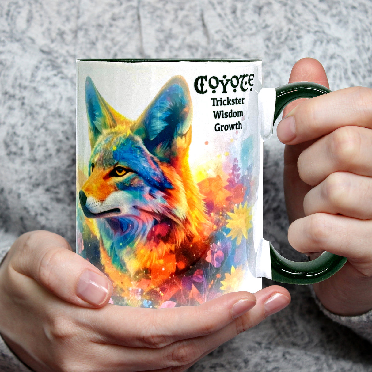 Coyote Spirit Animal 15 oz Mug