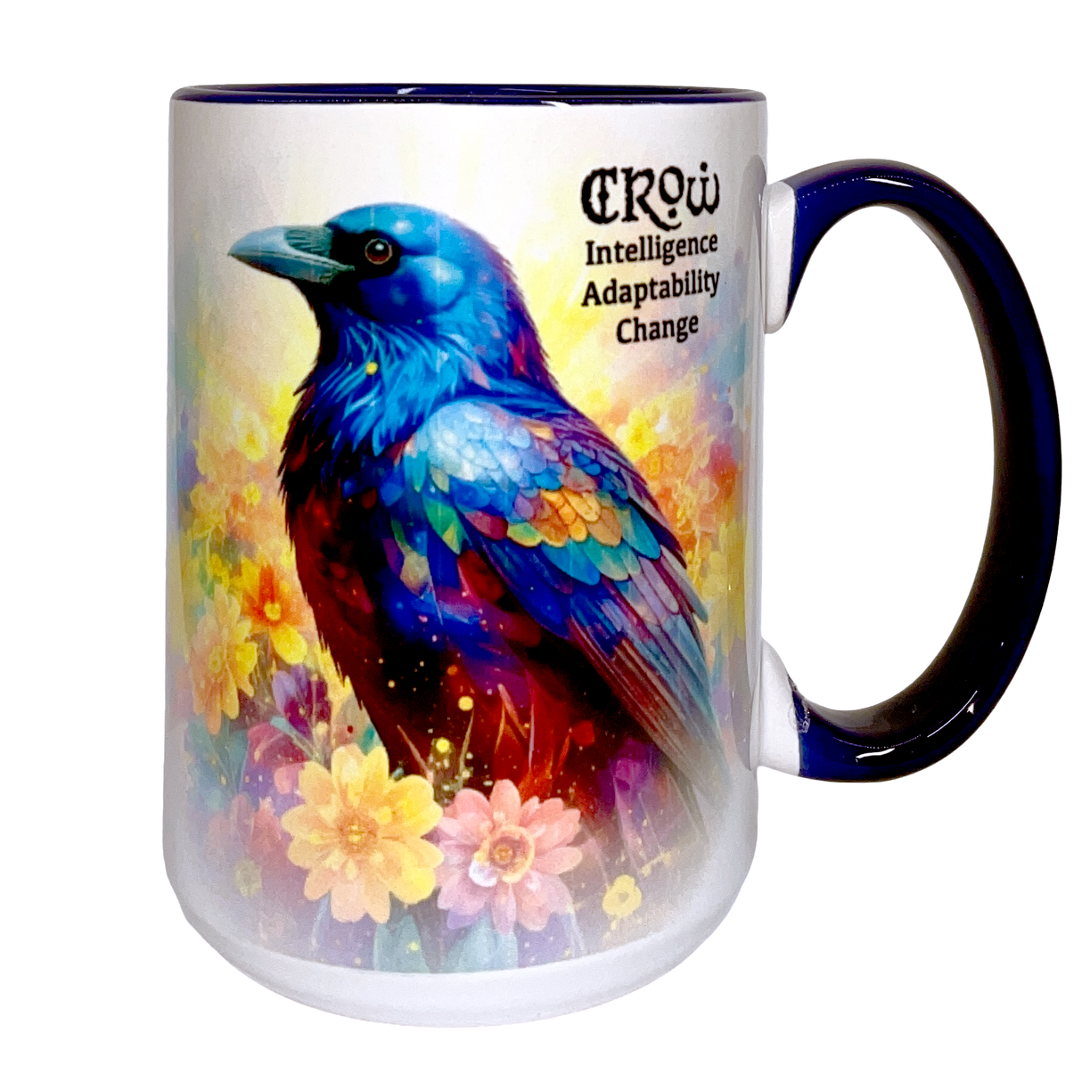 Crow Spirit Animal 15 oz Mug