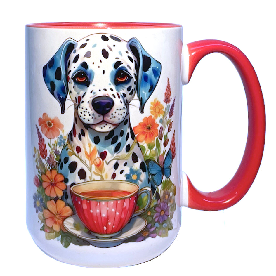 Dalmatian 15 oz Dog Mug