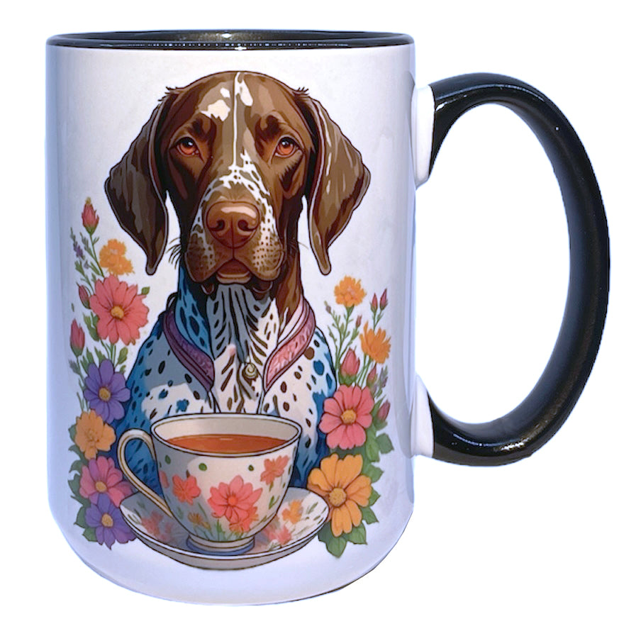 German Shorthair Pointer 15 oz Dog Mug