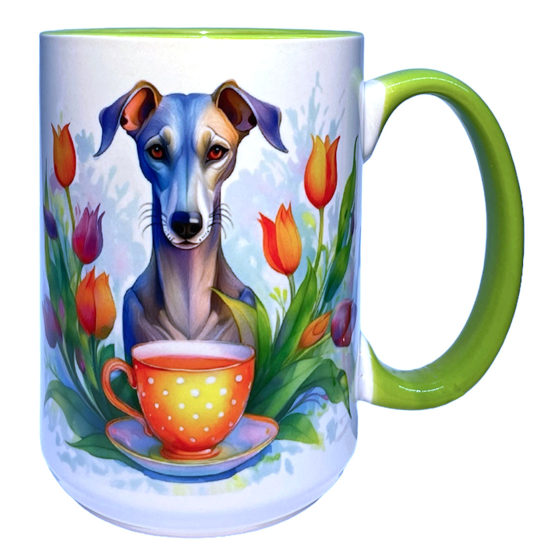 Greyhound 15 oz Dog Mug