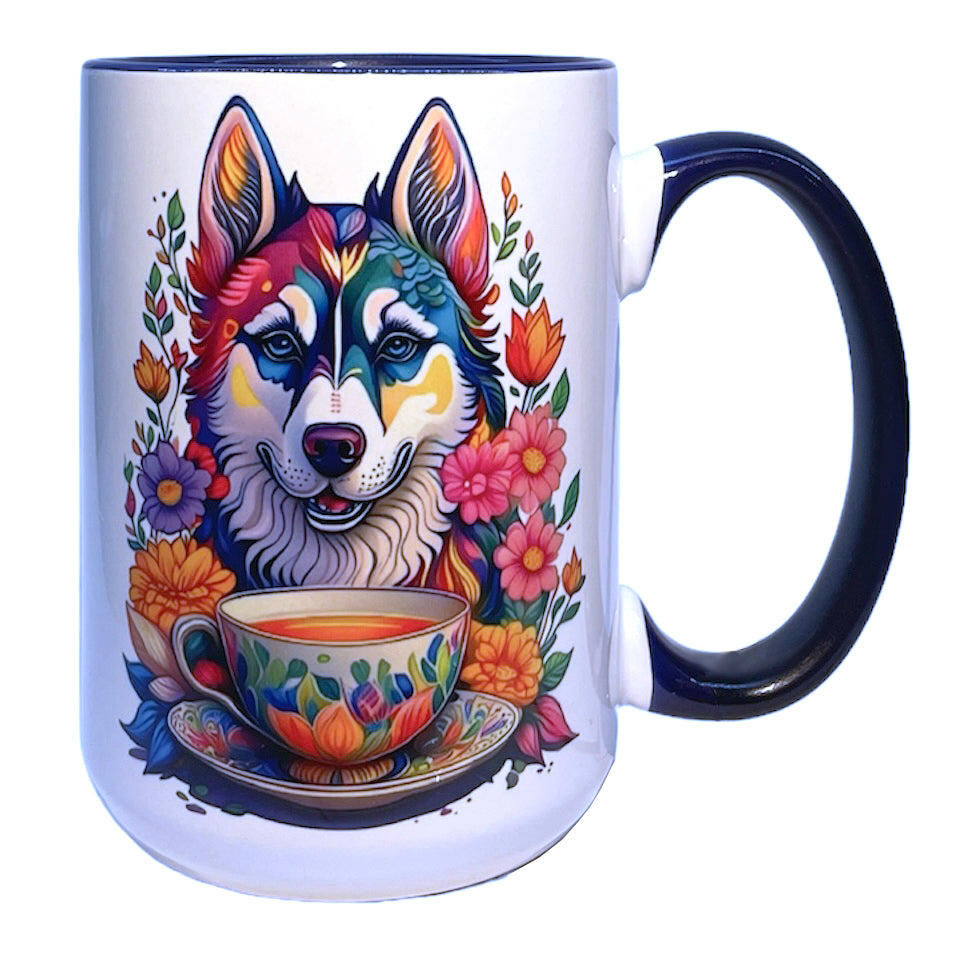 Husky 15 oz Dog Mug