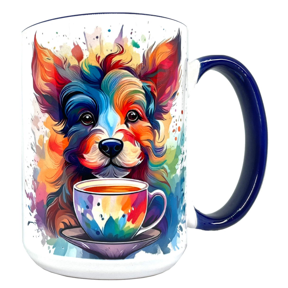 Scruffy Pup 15 oz Dog Mug