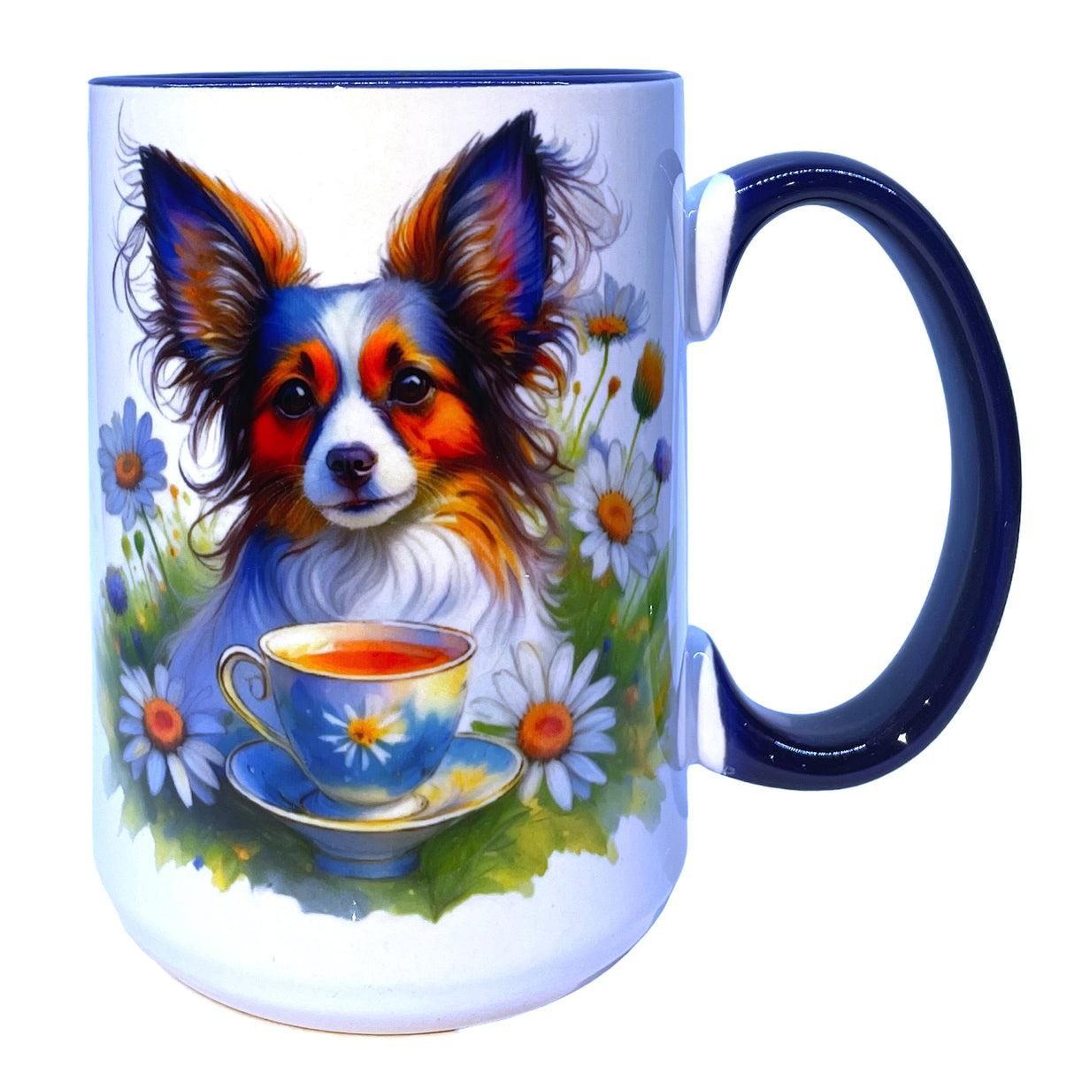 Papillon 15 oz Dog Mug