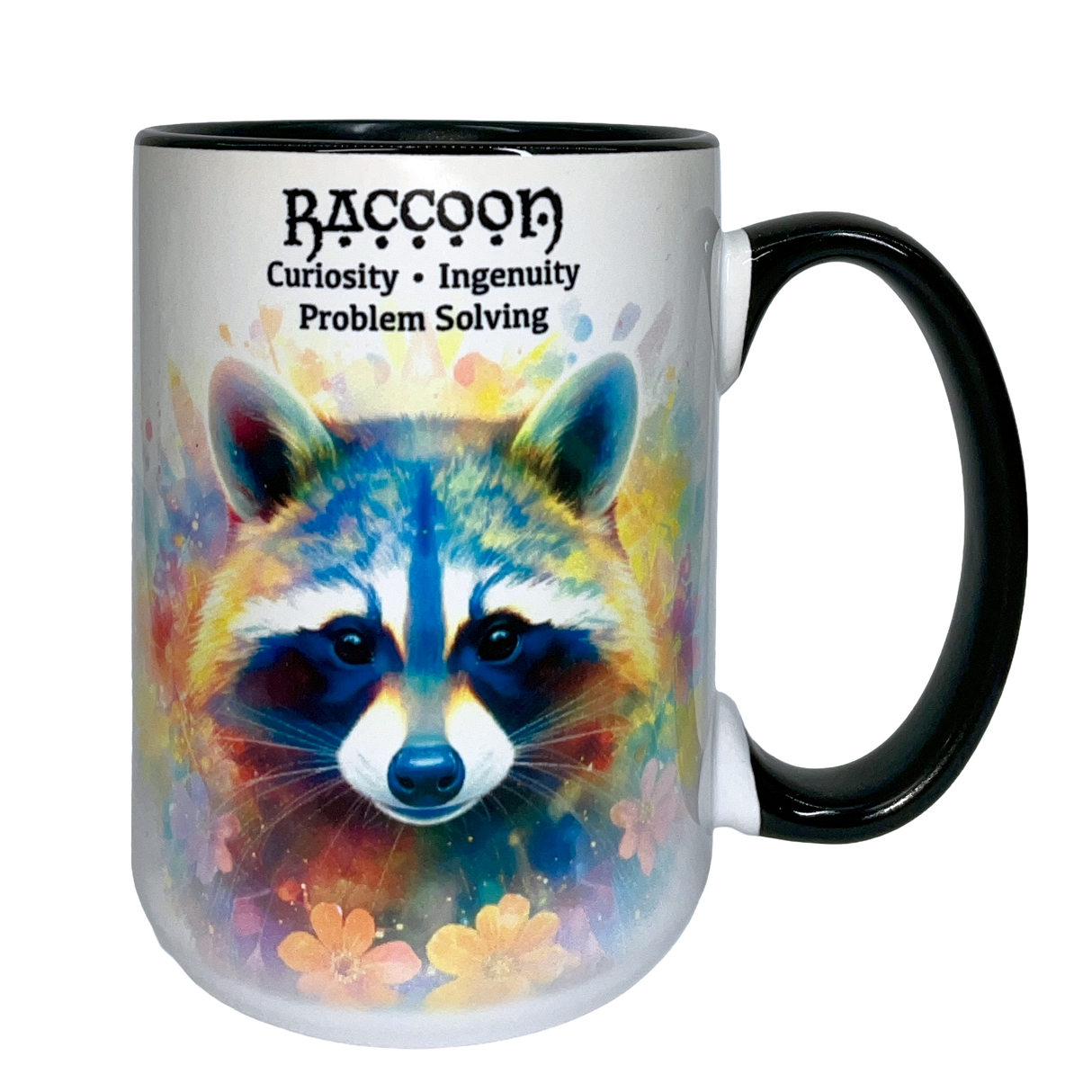 Raccoon Spirit Animal 15 oz Mug