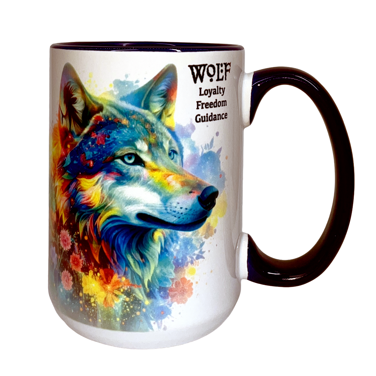 Wolf Spirit Animal 15 oz Mug