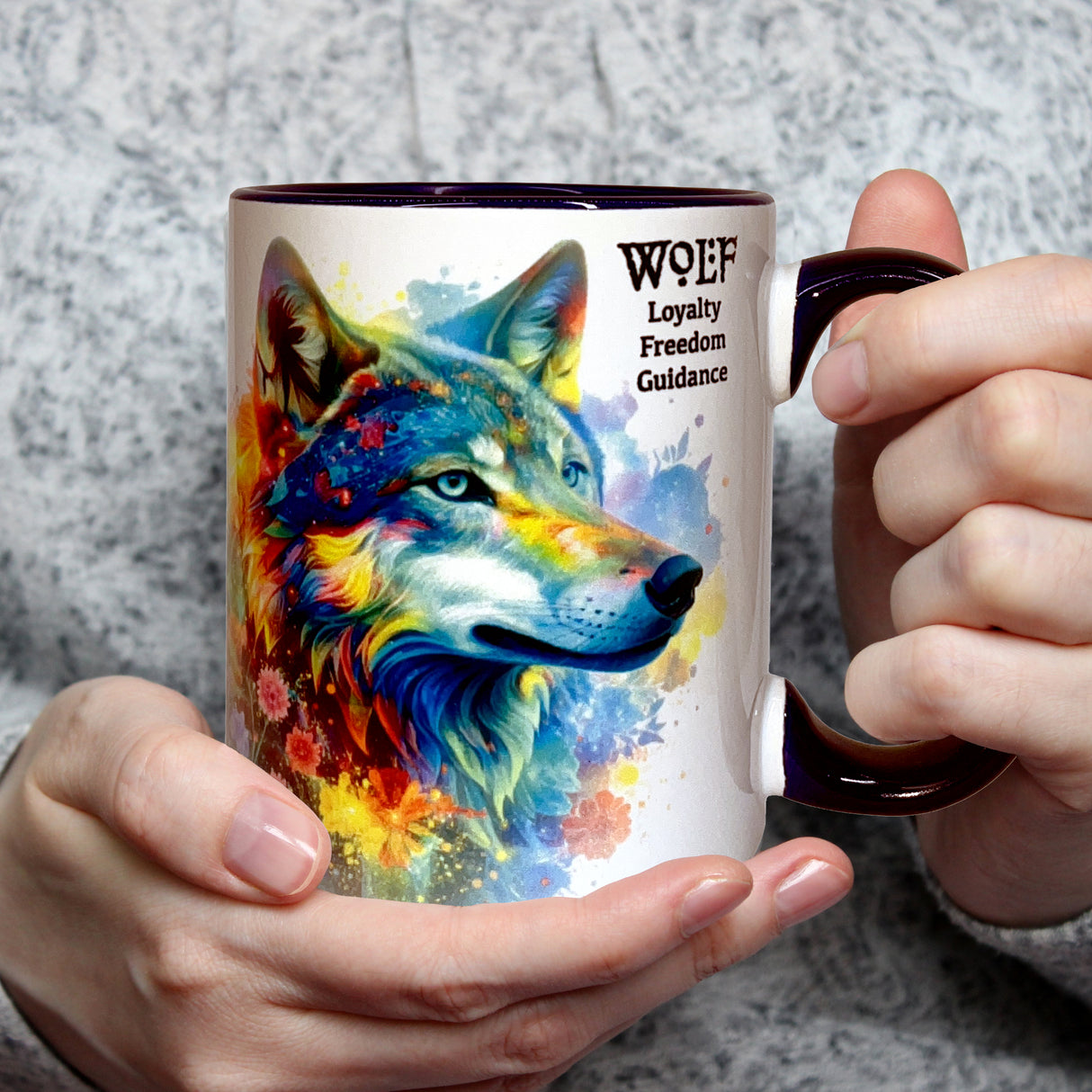 Wolf Spirit Animal 15 oz Mug