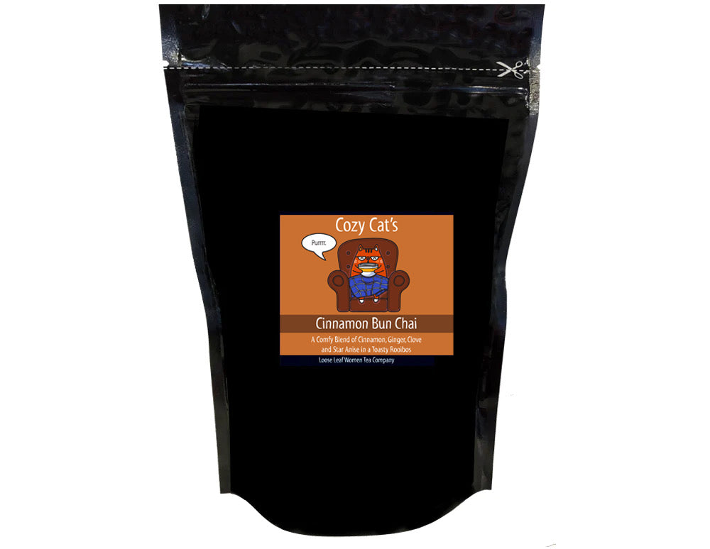 Cozy Cat's Cinnamon Bun Chai