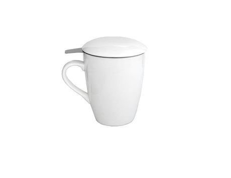 Teacup and Infuser Set - White