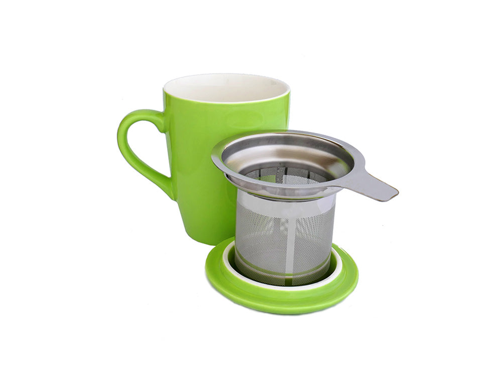 Teacup and Infuser Set - Green