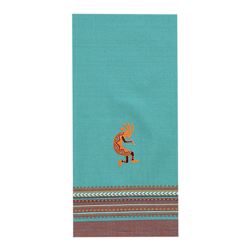 Kokopelli Embroidered Tea Towel - Kay Dee