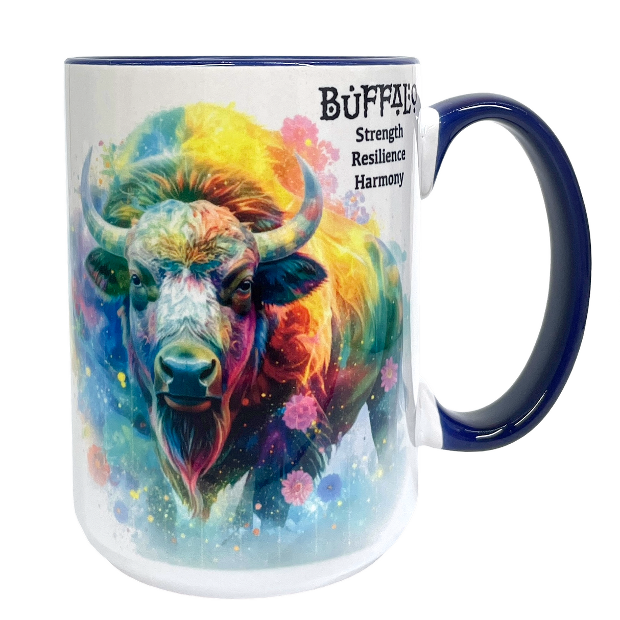 Buffalo Spirit Animal 15 oz Mug