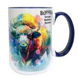 Buffalo Spirit Animal 15 oz Mug