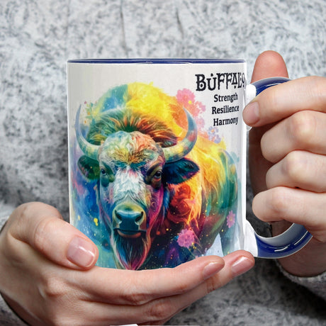Buffalo Spirit Animal 15 oz Mug