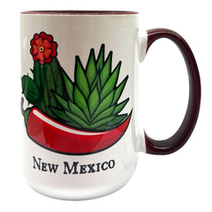 Chile and Cactus NM 15 oz Mug