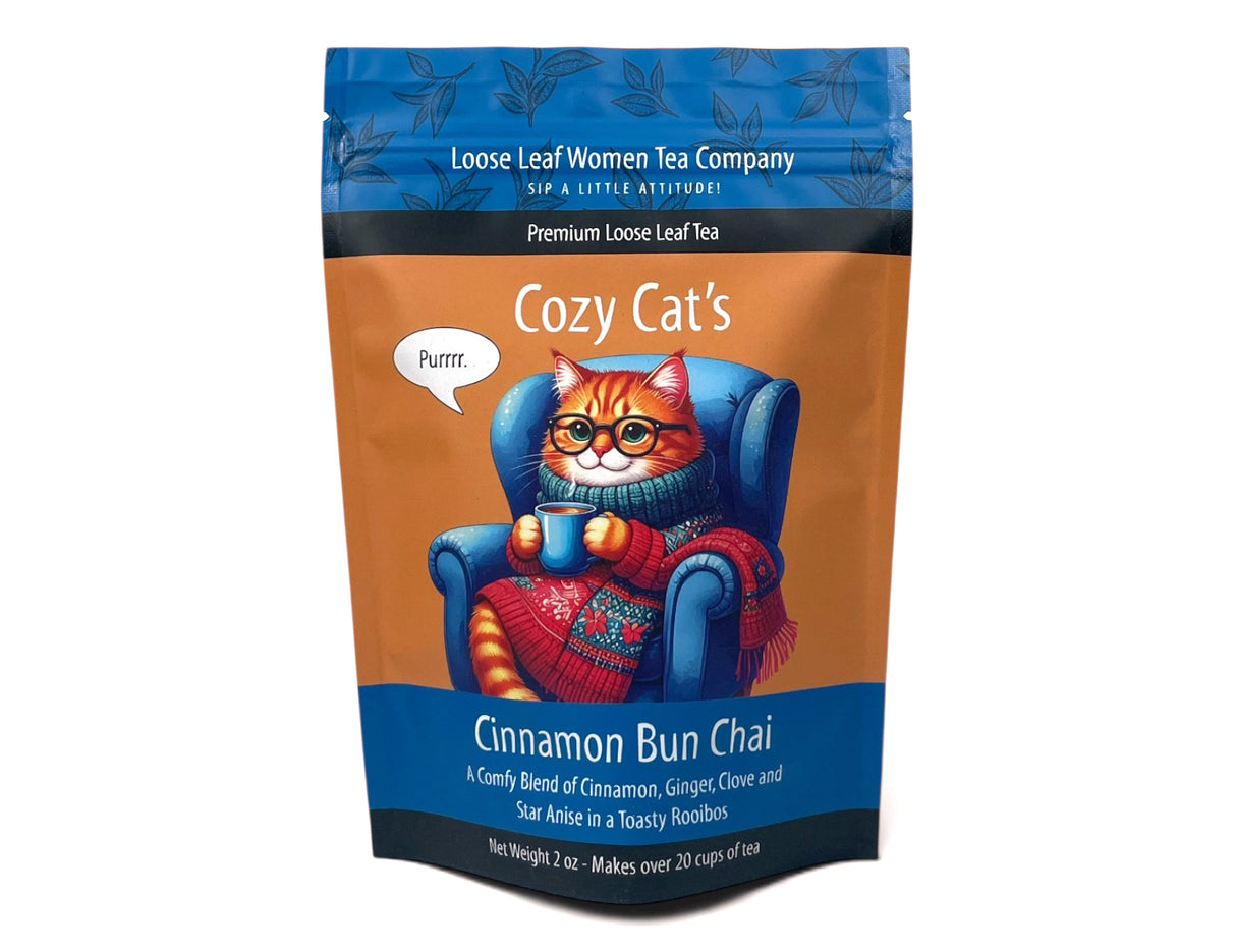 Cozy Cat's Cinnamon Bun Chai