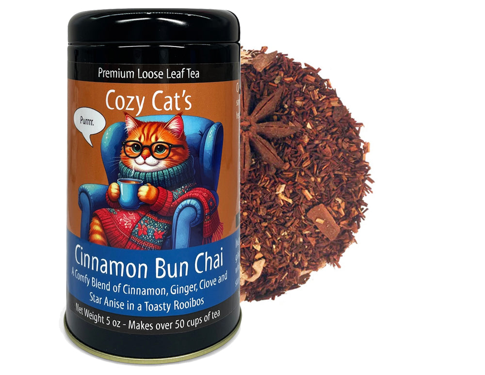 Cozy Cat's Cinnamon Bun Chai