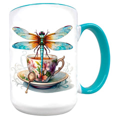 Artisan Dragonfly 15 oz Mug