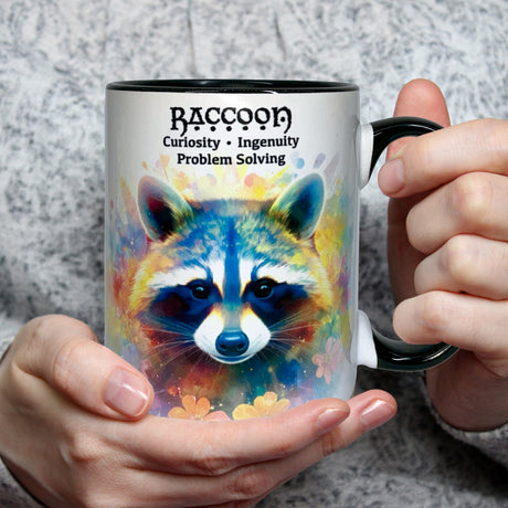 Raccoon Spirit Animal 15 oz Mug