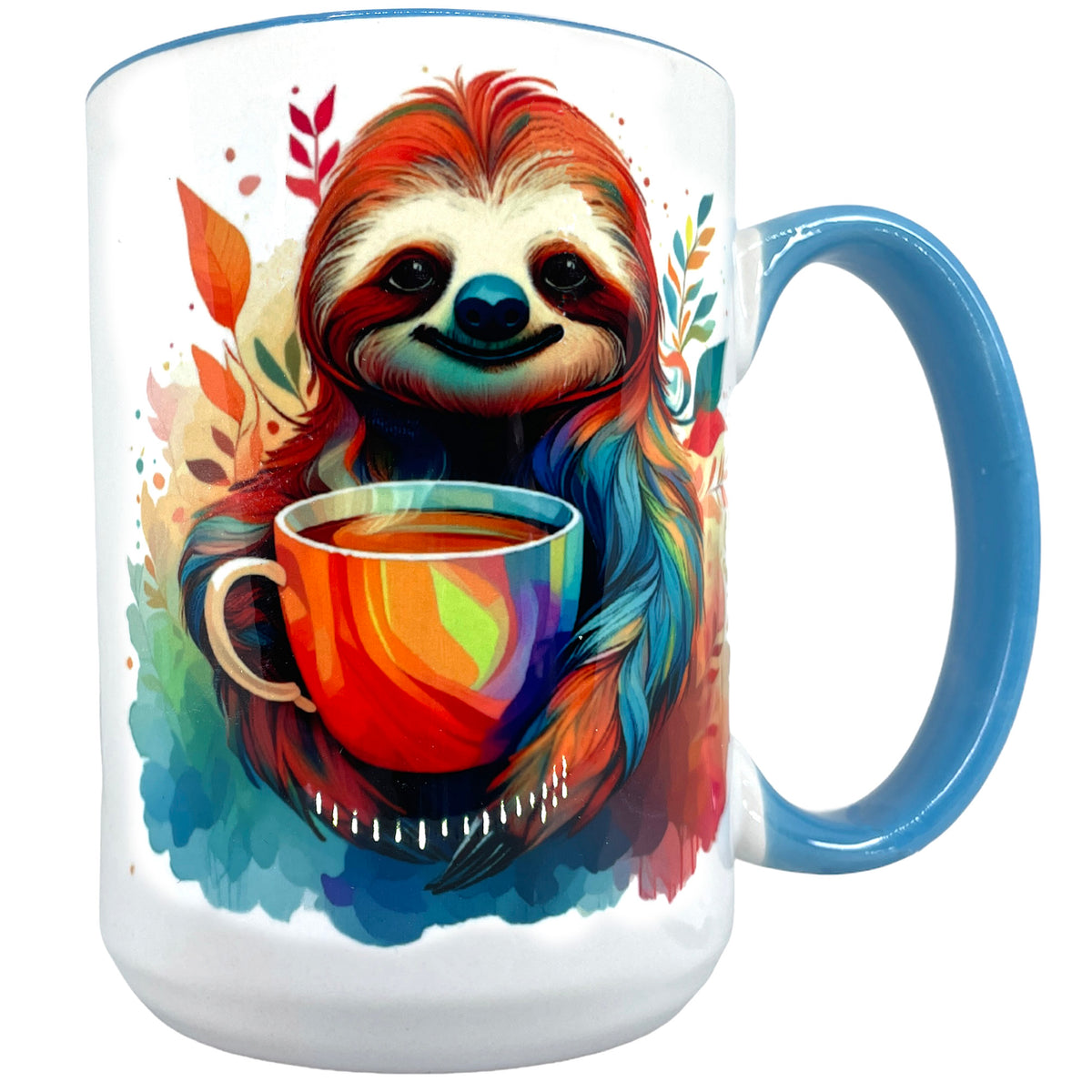 Sloth 15 oz Critter Mug – Loose Leaf Women Tea Company
