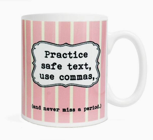 Practice Safe Text Mug - Fly Paper