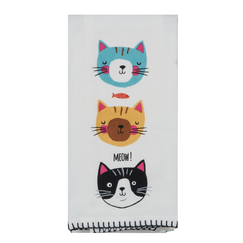 Cat - Meow Tea Towel