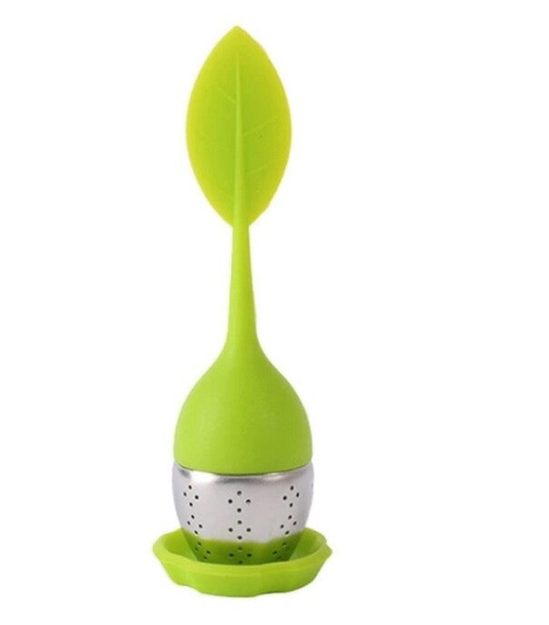 Silicone Leaf and Stainless Steel Tea Infuser