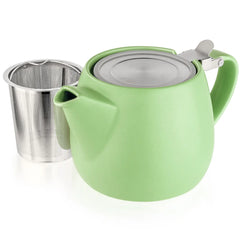 Pluto Lime Green Porcelain Teapot Infuser 18.2 oz.