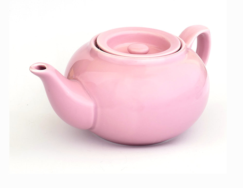 Ceramic Kettle, Beautiful Teapot, Pink Tea Pot, Pink Glaze, Holds 49 FL Oz,  Pottery Pitcher, Tea Pot With Strainer, Rustic Kettle, Mom Gift 