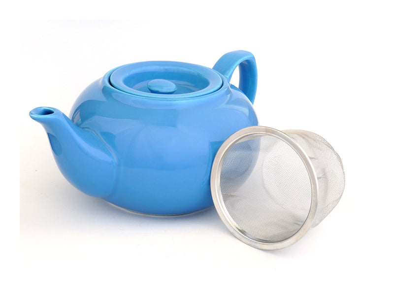Ceramic Teapot - Blue  (3-4 Cup)