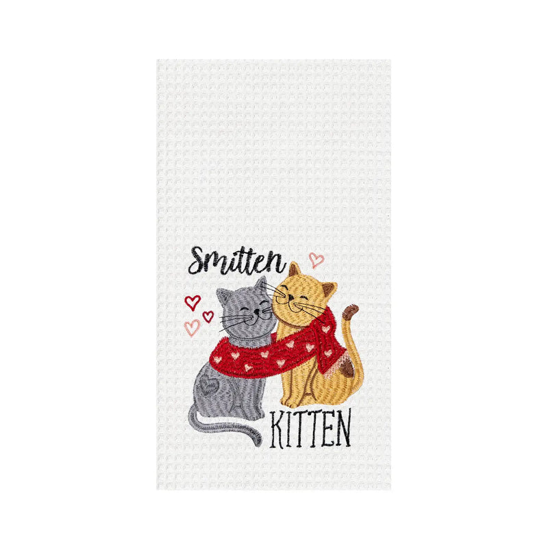 Cat - Smitten Kitten Tea Towel